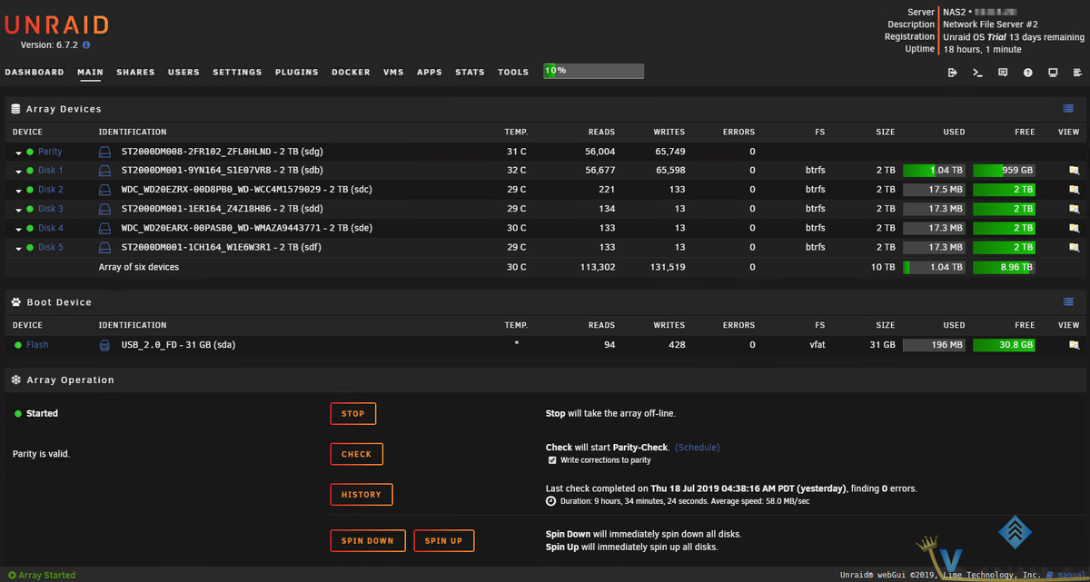 Unraid - Quelques plugins utiles